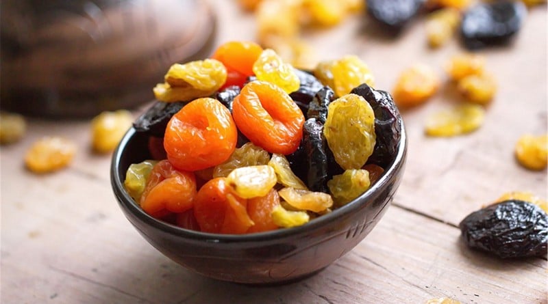 диета на сухофруктах меню