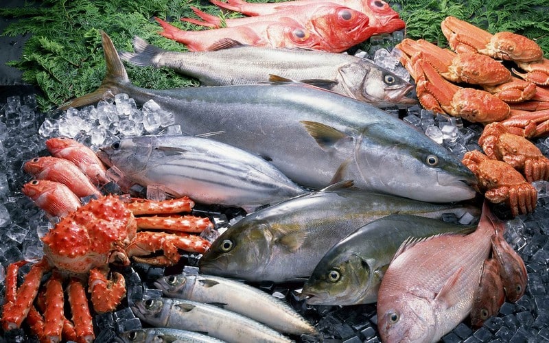калорийность рыбы и морепродуктов