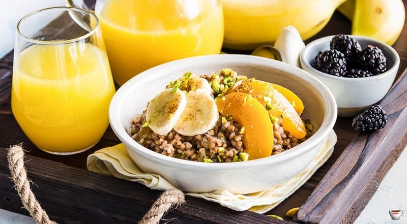 Гречневая каша с бананами