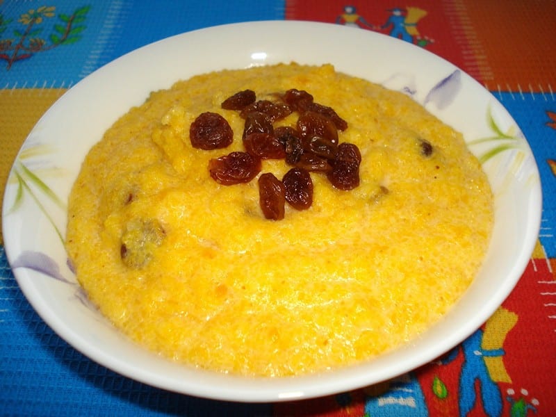 калорийность кукурузной каши на воде без масла