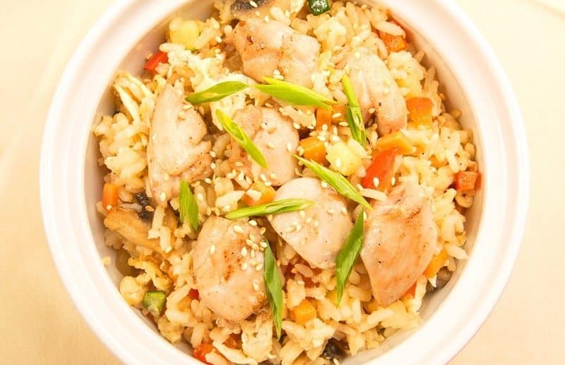 калорийность рисовой каши с мясом