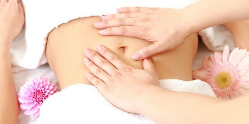 stomach massage