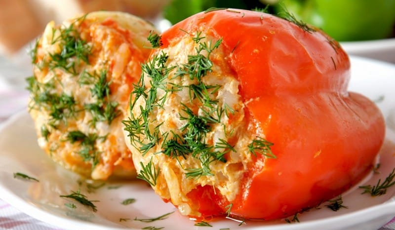 Фаршированный болгарский перец