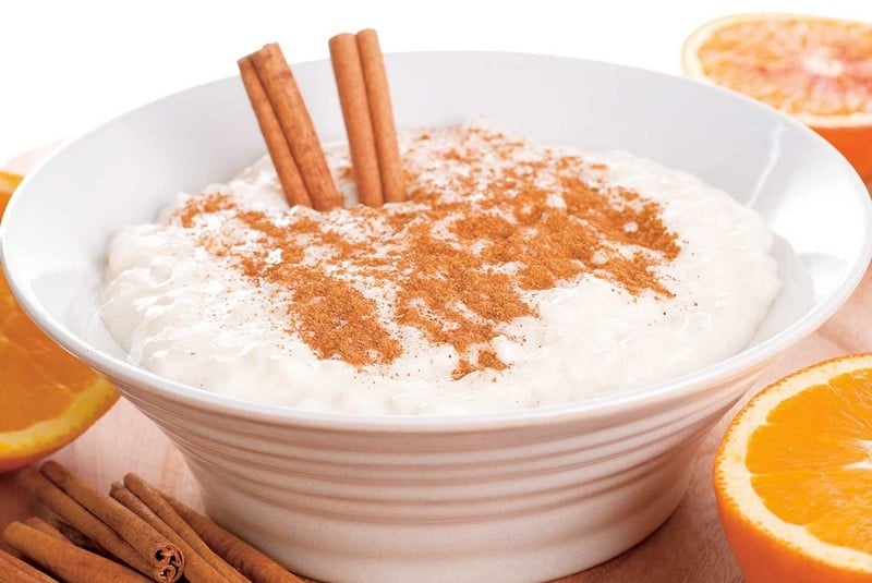 калорийность рисовой каши на молоке с сахаром