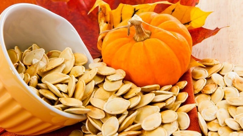 семечками тыквы