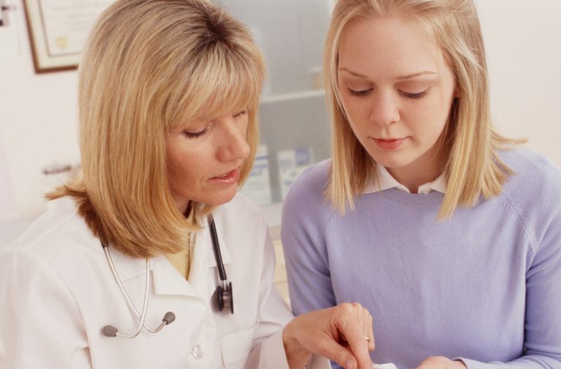 у врача на приеме