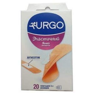 Лейкопластырь бактерицидный эластичный Урго