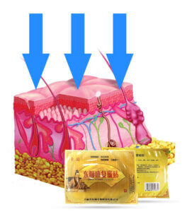 Действие пластыря Черный Нефрит
