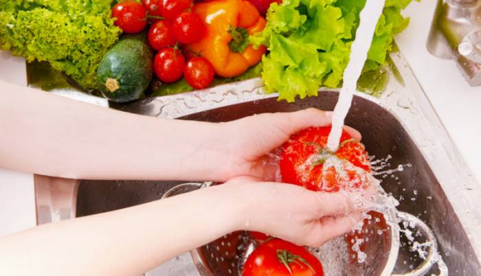 моем овощи
