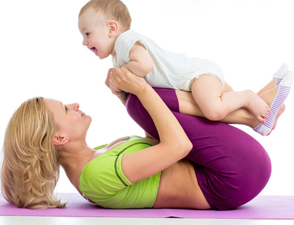 Зарядка с ребенком