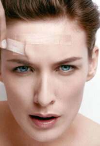 Пластырь для лица косметологический от морщин