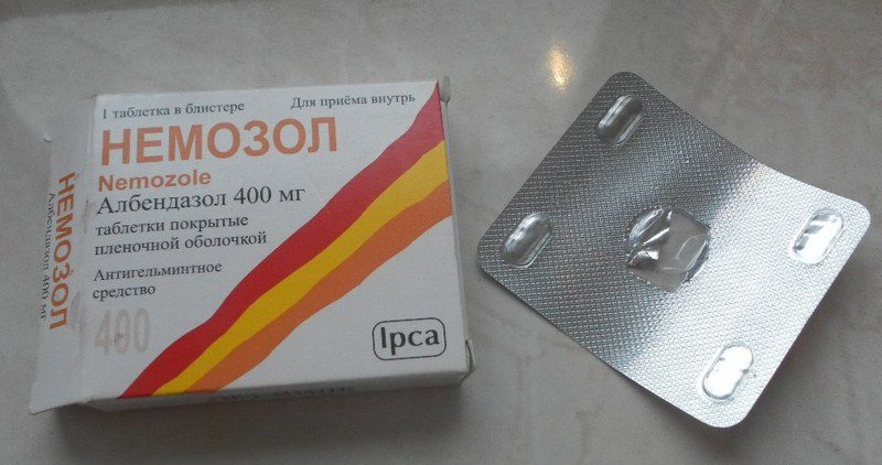 Немозол против гельминтов