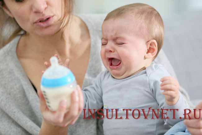 Ребенок долго плачет