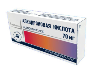 Упаковка таблеток Алендроновая кислота