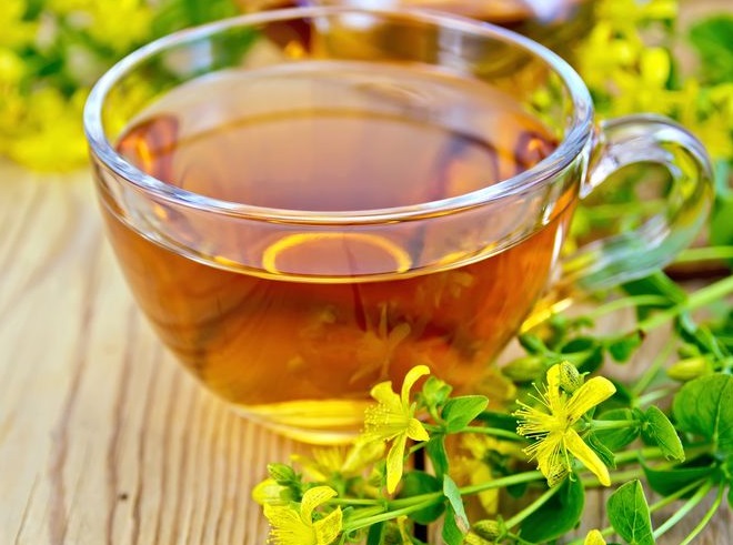 Настой со зверобоем