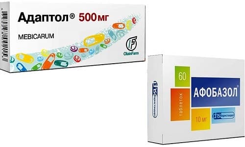 Для улучшения состояния пациента при нервно-психических расстройствах назначаются психотропные средства, такие как Адаптол или Афобазол