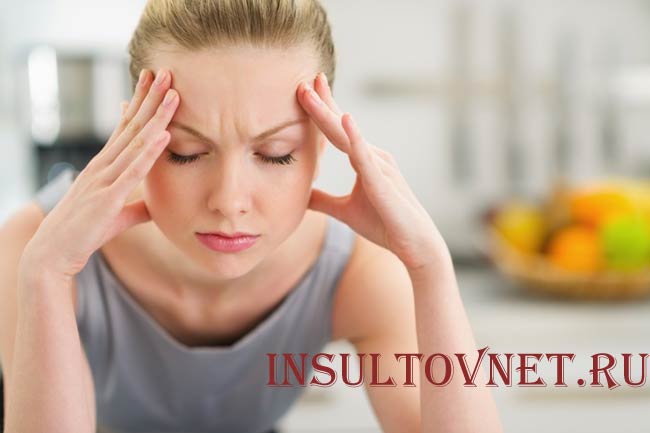 Приступ мигрени