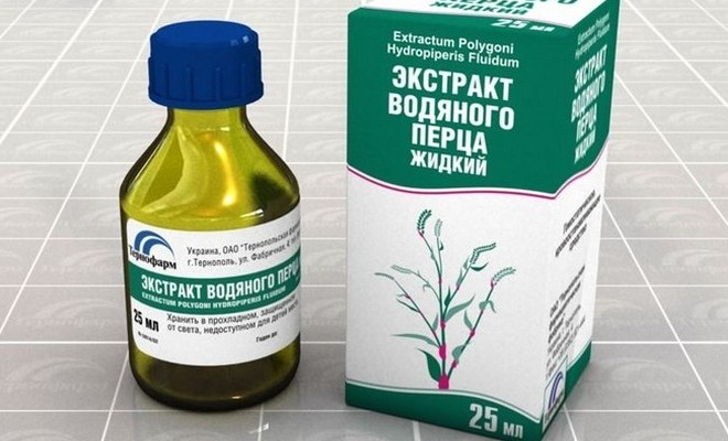 Настойка водяного перца: как принимать при месячных
