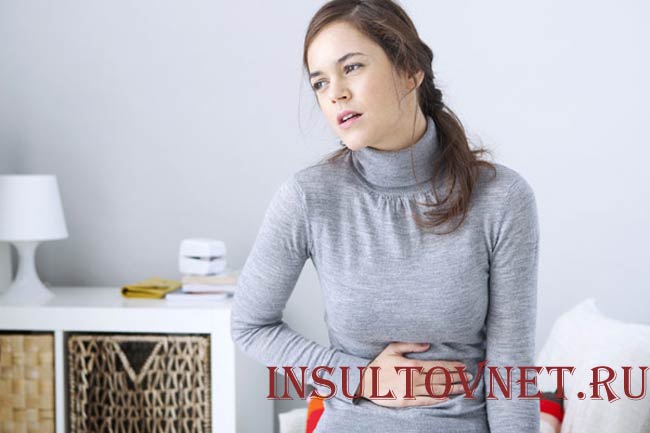 Вздутие и боль в животе