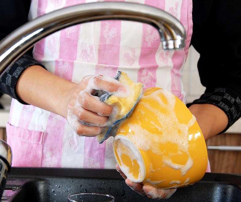 Своевременное мытье посуды - профилактика от заражения солитером