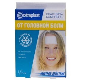 Пластырь Экстрапласт от головной боли
