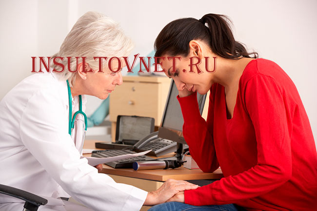 Тревога при инсульте