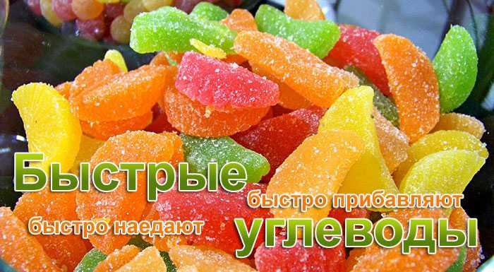 Быстрые углеводы