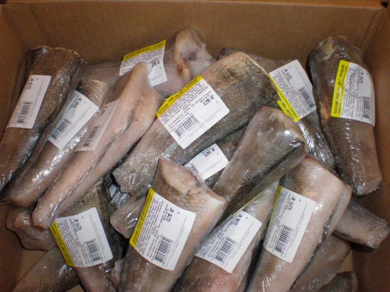 замороженная рыба