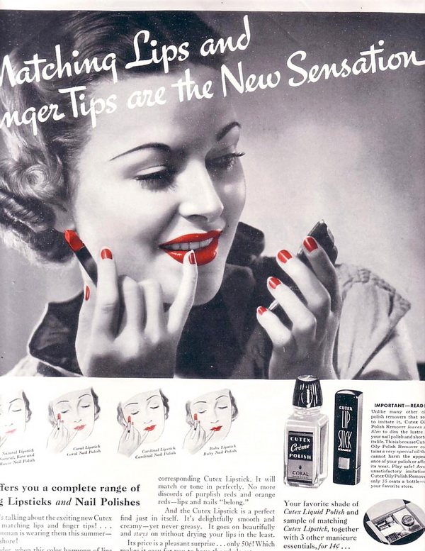 Лак в тон помаде