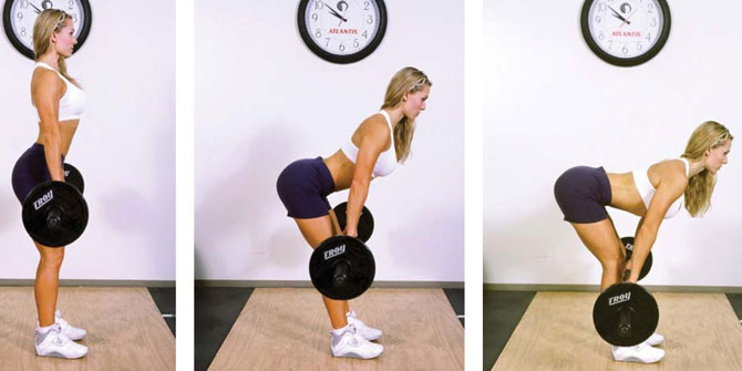 Румынская становая тяга