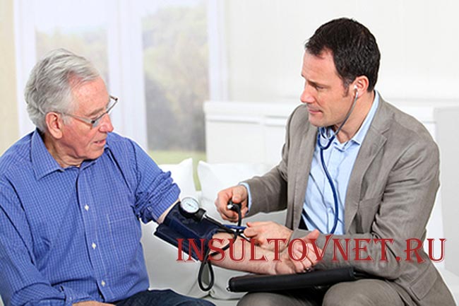 Высокое давление при инсульте