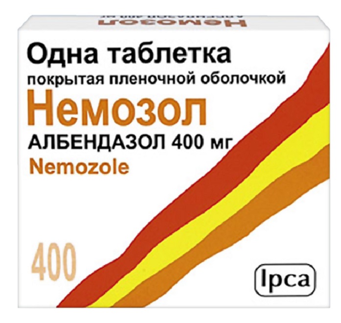 Немозол - препарат для профилактики цестод