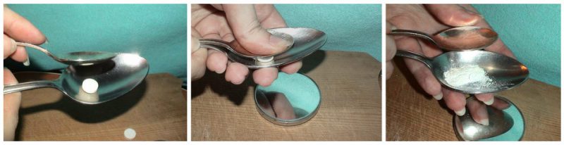 измельчение таблетки