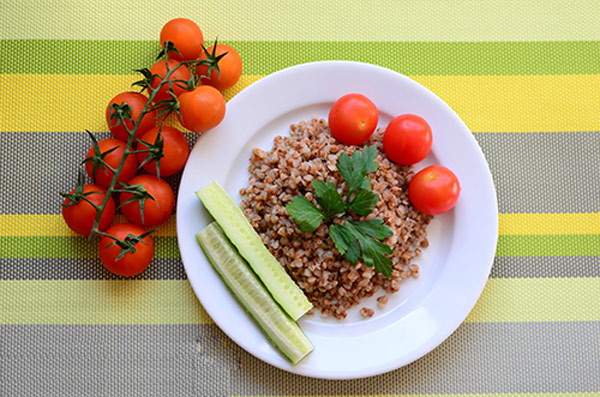 Гречка с овощами