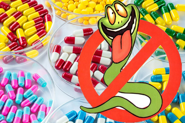 действие лекарств на гельминтов