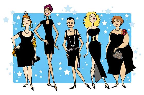 разные типы женской фигуры