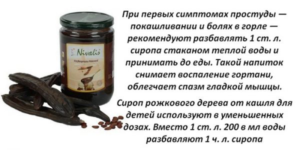 Рожковый сироп из Турции. Применение, полезные свойства, как принимать