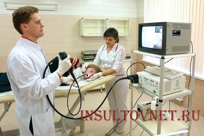 Процедура эндоскопии желудка