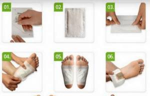 Инструкция пластыря Чжидао для стоп