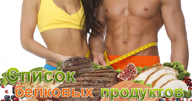 Список белковых продуктов