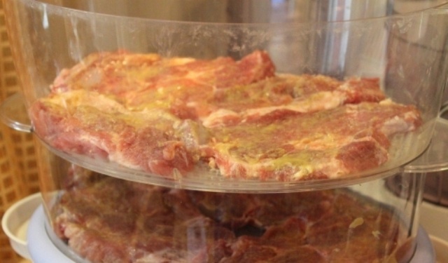 говядина в пароварке