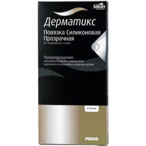 Силиконовая повязка Дерматикс прозрачная