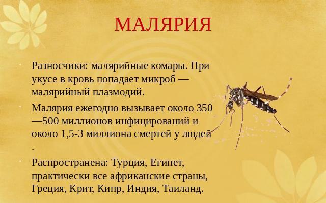 малярия