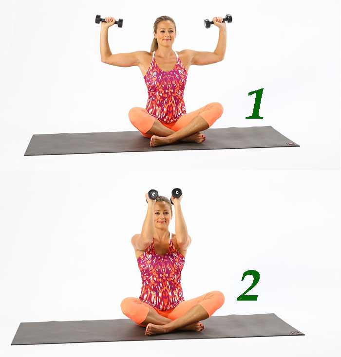 Разведение гантелей для похудения плеч Разведение гантелей для похудения плеч