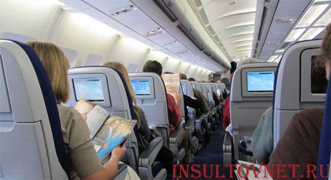 салон самолета
