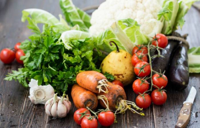 немытые овощи