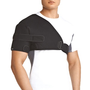 Бандаж на плечо На первом этапе реабилитации плечо придерживает бандаж