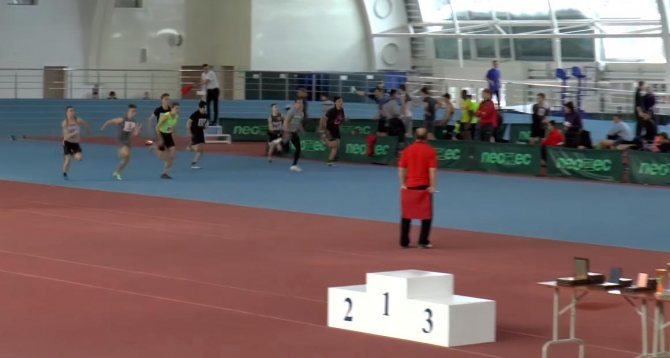 юношеские соревнования в беге на 60 метров