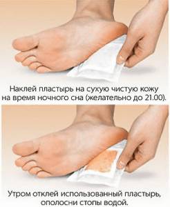 Био пластырь чжидао применение для стоп