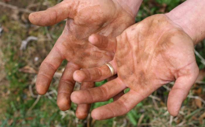 грязные руки